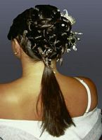 piękne fryzury na ślub,  damskie uczesanie  z numerem :  29